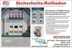 Angebote Sicherheitsrollladen - Montageaktion